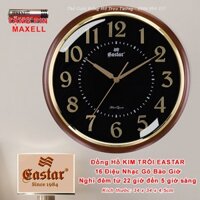 Đồng Hồ NHẠC CHUÔNG có 16 Điệu NHẠC GÕ Báo Giờ - MÁY KIM TRÔI EASTAR - Số In Nổi 3D - Tặng 3 Pin Maxell - Bảo Hành 1 Năm