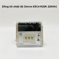 Đồng hồ nhiệt độ E5C4-R20K , E5C4 220V Relay
