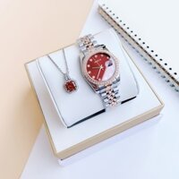 Đồng Hồ Nữ AMICA mặt đỏ