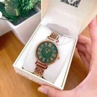 Đồng Hồ Nữ Anne Klein AK/2158GNRG vàng hồng mặt xanh lá cây (Size 30mm)
