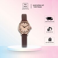 Đồng Hồ Nữ Barsh Dây Da Cao Cấp Mặt Tròn, Phong Cách Hàn Quốc, Chính Hãng Thon Gọn Ninowatch