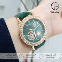 Đồng hồ nữ Bolun dây da mặt nhỏ chính hãng đeo tay thời trang cao cấp đẹp hàn quốc