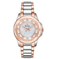 Đồng Hồ Nữ Bulova 98P134 Demi Rose Gold Đính Kim Cương