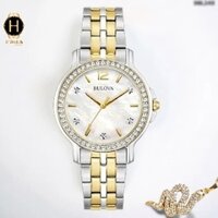 Đồng Hồ Nữ Bulova Quartz 98L249 Demi Gold Diamond Accent Markers