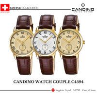 Đồng hồ nữ Candino C4594 phong cách thời trang, chịu nước 5ATM, dây da, cao cấp chính hãng Thụy Sỹ