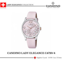 Đồng hồ nữ Candino C4720/4 thời trang, chống nước 5ATM, dây da cao cấp, chính hãng Thụy Sỹ