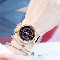 Đồng hồ nữ candycat10 đây thép lụa khóa nam châm sang chảnh