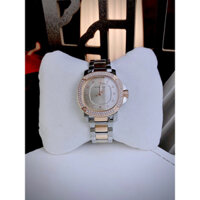 Đồng Hồ Nữ Cao Cấp BURBERRY THE BRITAIN WOMEN Mặt Vuông Siz 34mm Máy Pin Nhật Viền Đá