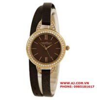 Đồng hồ nữ Caravelle New York Quartz dây da 44L130 - Made in Japan.
