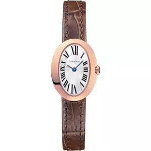 Đồng hồ nữ Cartier Baignoire W8000017 Pink Gold Watch 25.3