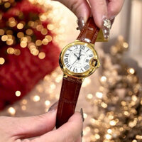 ĐỒNG HỒ NỮ CARTIER BALLON Size : 33mm Máy thuỵ sỹ Năng lượng cơ tự động Kính shaphie nguyên khối