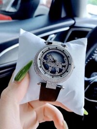 Đồng hồ nữ Cartier đính đá mặt xoay tự động Super Fake 1:1 36mm