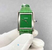 Đồng Hồ Nữ Cartier Super Fake BST Tank Must CRWSTA0056 Green