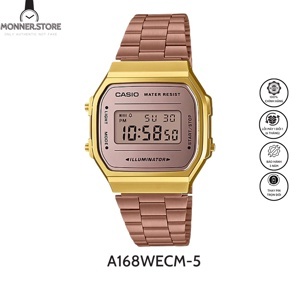 Đồng hồ nữ Casio A168WECM