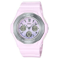 Đồng hồ nữ Casio BABY-G BGA-100ST-4A - Dây nhựa màu hồng dịu dàng