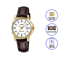 Đồng Hồ Nữ Casio Dây Da LTP-V004GL-7AUDF Chính Hãng