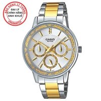 Đông hồ Nữ Casio dây kim loại Pin kính cứng LTP-2087SG-7AVDF - Chính hãng Casio Anh K