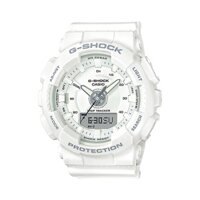 ĐỒNG HỒ NỮ CASIO G-SHOCK GMA-S130-7A DÂY NHỰA TRẮNG HAI ĐÈN LED CHỐNG VA ĐẬP CHỐNG NƯỚC - HÀNG CHÍNH HÃNG