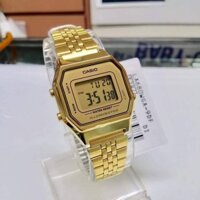 Đồng Hồ Nữ CASIO Kim Loại Vàng LA680WGA-9DF