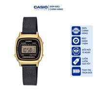Đồng hồ Nữ Casio LA670WEMB-1, đồng hồ chính hãng, đen full dây mesh
