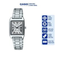 Đồng hồ Nữ Casio LTP-V007D-7B, đồng hồ chính hãng, dây thép bạc mặt bạc LA MÃ
