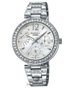 Đồng hồ nữ Casio SHE-3043D - dây thép không gỉ