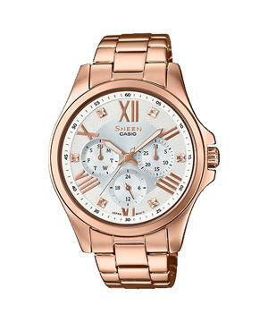 Đồng hồ nữ Casio SHE-3806PG – Dây Kim Loại