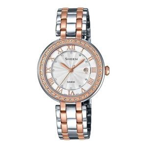 Đồng hồ nữ Casio SHE-4034BSG - dây kim loại