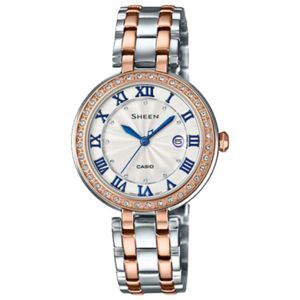 Đồng hồ nữ Casio SHE-4034BSG - dây kim loại