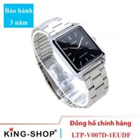 Đồng hồ nữ Casio Standard thể thao, điện tử giá rẻ - Dây bằng thép không gỉ, chống nước 3ATM (LTP-V007D-1EUDF)