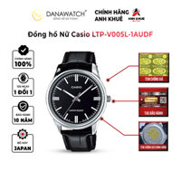 Đồng hồ Nữ Casio LTP-V005L-1AUDF Danawatch chính hãng, máy Quartz Japan, kính Mineral, dây da, chống nước