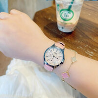 Đồng Hồ Nữ Casio LTP-V300L-4AUDF Dây Da Hồng Nữ Tính