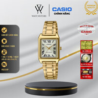 Đồng Hồ Nữ CASIO LTP-V007G-9BUDF Quartz Mặt Kính Khoáng 31x22mm Vỏ Thép Không Gỉ Chống Nước Chính Hãng CASIO WATCHSTORE