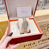 Đồng hồ nữ CH0P@RD Geneve 925 Đính Full, Size 35mm, dây thép không gỉ, Full box, Luxury Diamond Watch
