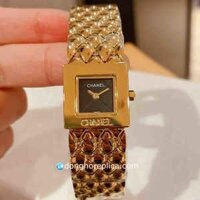 Đồng Hồ Nữ Chanel Collector Square Matelassé 379442 Like Auth