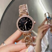 Đồng Hồ Nữ Chanel Đính Đá Vỏ Mạ Vàng PVD 18k Bản Like Auth