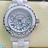 Đồng Hồ Nữ Chanel J12 Graffiti 33x38mm H5240 White Dial Quartz siêu cấp 1:1