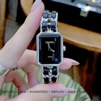 Đồng Hồ Nữ Chanel Première Dây Xích Đen Vỏ Silver Size 20x28mm - Quartz