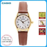 Đồng Hồ Nữ Chính Hãng Casio LTP-1094Q-7B7RDF Dây Da Mặt Nhỏ