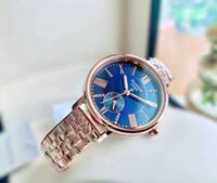 ĐỒNG HỒ NỮ CHÍNH HÃNG Casio Sheen SHE-3066PG-2A Quartz Blue Dial Swarovski Rose Gold Stainless