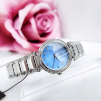 ĐỒNG HỒ NỮ CHÍNH HÃNG Citizen EM0840-59N Eco-Drive Diamonds Ice Blue Dial Silver Stainless Steel For Lady
