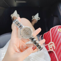 Đồng hồ nữ chính hãng Guess GW0528L1 mặt hoa tròn đính đá siz 36mm