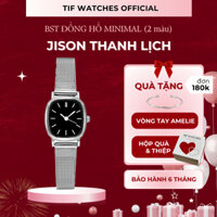 Đồng Hồ Nữ Chính Hãng JISON Tif Watches Dây Kim Loại Không Rỉ Phù Hợp Tặng Quà Người Yêu