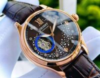 ĐỒNG HỒ NỮ CHÍNH HÃNG Orient RA-AG0017Y10B Automatic Open Heart Brown Dial & Leather Sapphire For Women