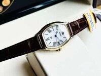 ĐỒNG HỒ NỮ CHÍNH HÃNG Orient RN-WG0013S Quartz Watch IO Mặt Chữ Nhật White Dial Classic Brown Leather For Women
