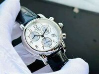 ĐỒNG HỒ NỮ CHÍNH HÃNG TISSOT T050.217.16.112.00 Quartz Swiss White Dial Chronograph Sapphire Black Leather For Lady