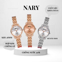 Đồng hồ nữ chống thấm nước cao cấp phong cách hàn quốc nary