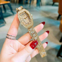 Đồng hồ nữ Chopard lắc full đá ovan size 26mm