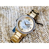 Đồng Hồ Nữ CITIZEN Chính Hãng 🍁FREESHIP🍁 Citizen EL3092-86P Quartz Gold Stainless Steel Dây Kim Loại - Hunter Watch