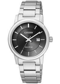 Đồng Hồ Nữ Citizen Dây Thép Không Gỉ EW1560-57E - Mặt Đen Sapphire